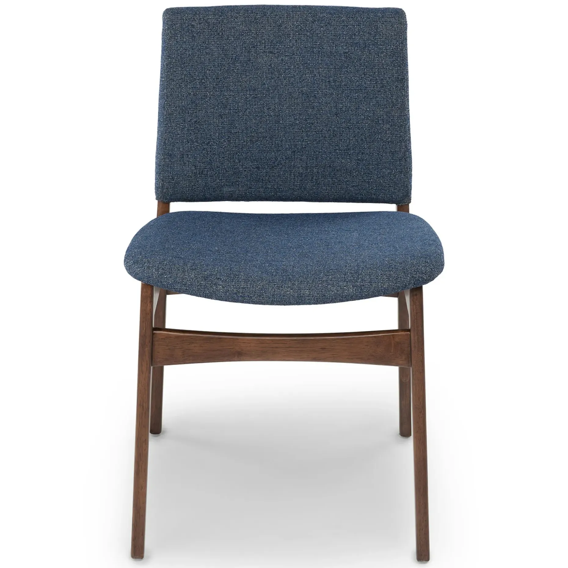 Nosh Dining Chair - Walnut and Denim Blue