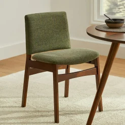Nosh Dining Chair - Walnut and Hemlock Green