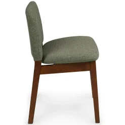 Nosh Dining Chair - Walnut and Hemlock Green