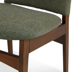 Nosh Dining Chair - Walnut and Hemlock Green