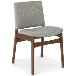 Nosh Dining Chair - Walnut and Quarry Gray