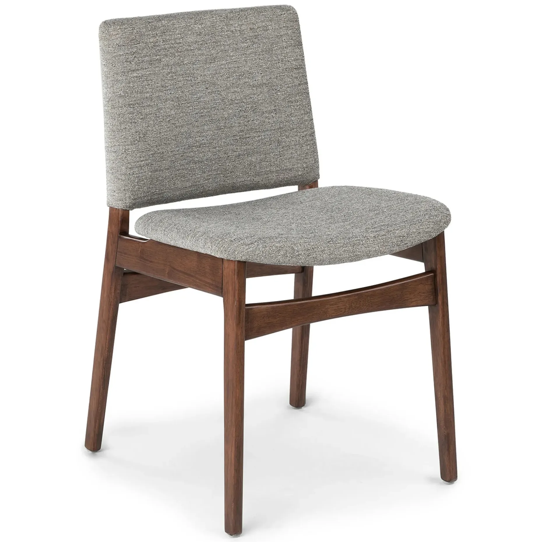 Nosh Dining Chair - Walnut and Quarry Gray