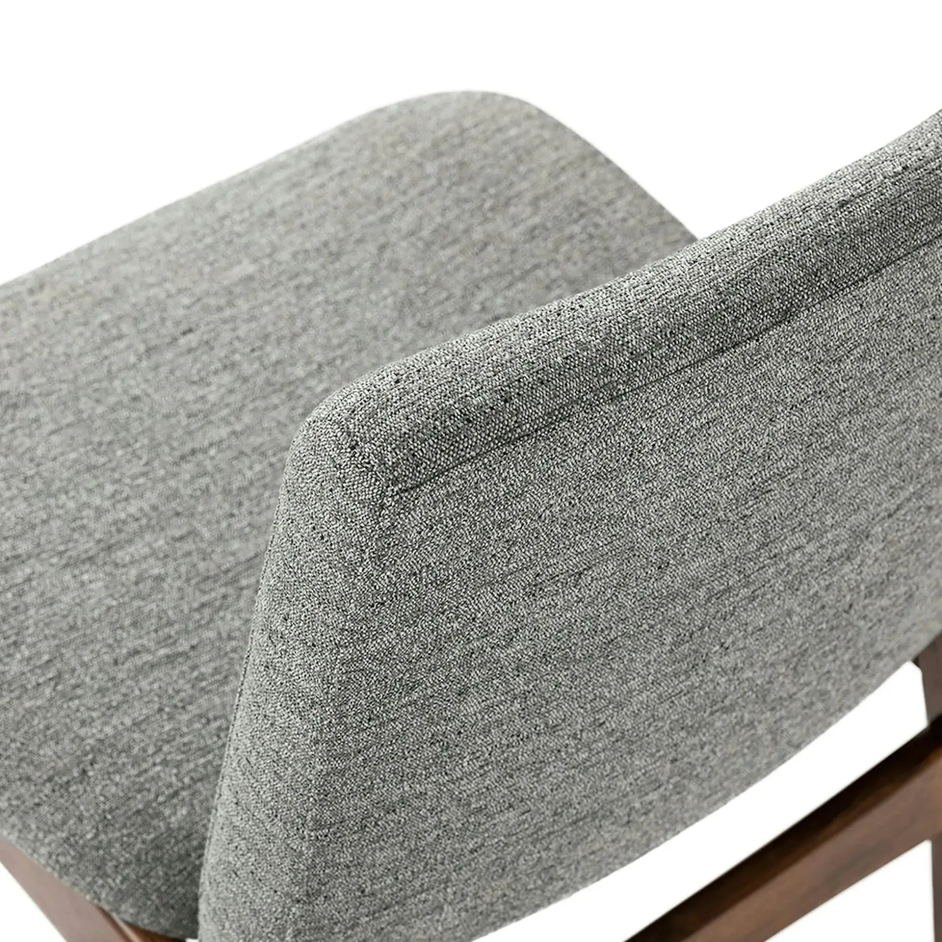 Nosh Dining Chair - Walnut and Quarry Gray