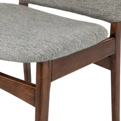 Nosh Dining Chair - Walnut and Quarry Gray