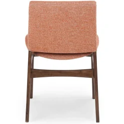 Nosh Dining Chair - Walnut and Rosehip Orange