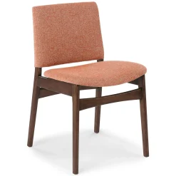 Nosh Dining Chair - Walnut and Rosehip Orange