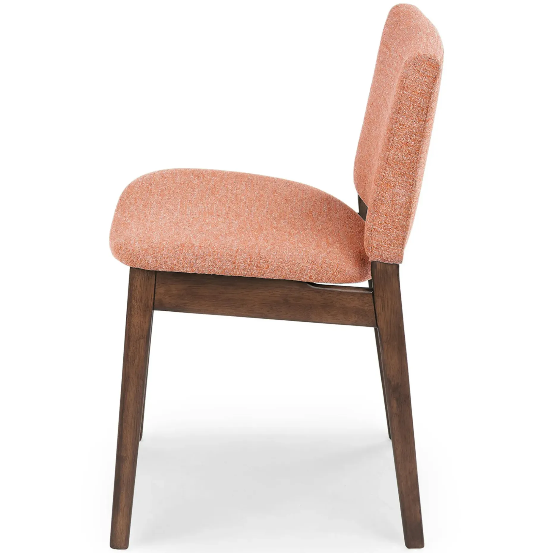 Nosh Dining Chair - Walnut and Rosehip Orange