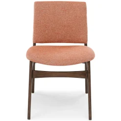 Nosh Dining Chair - Walnut and Rosehip Orange