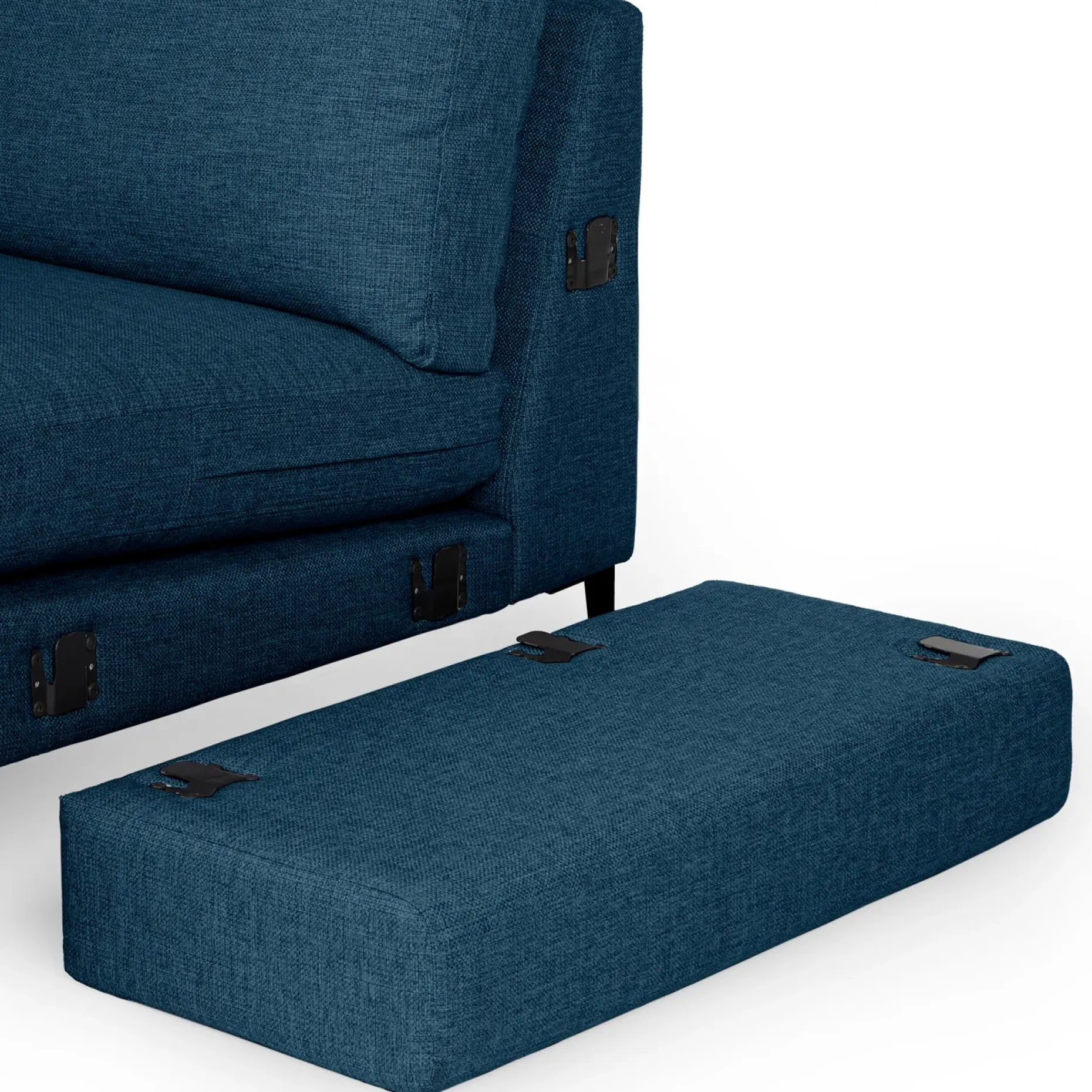 Nova 114" Reversible Sectional - Twilight Blue