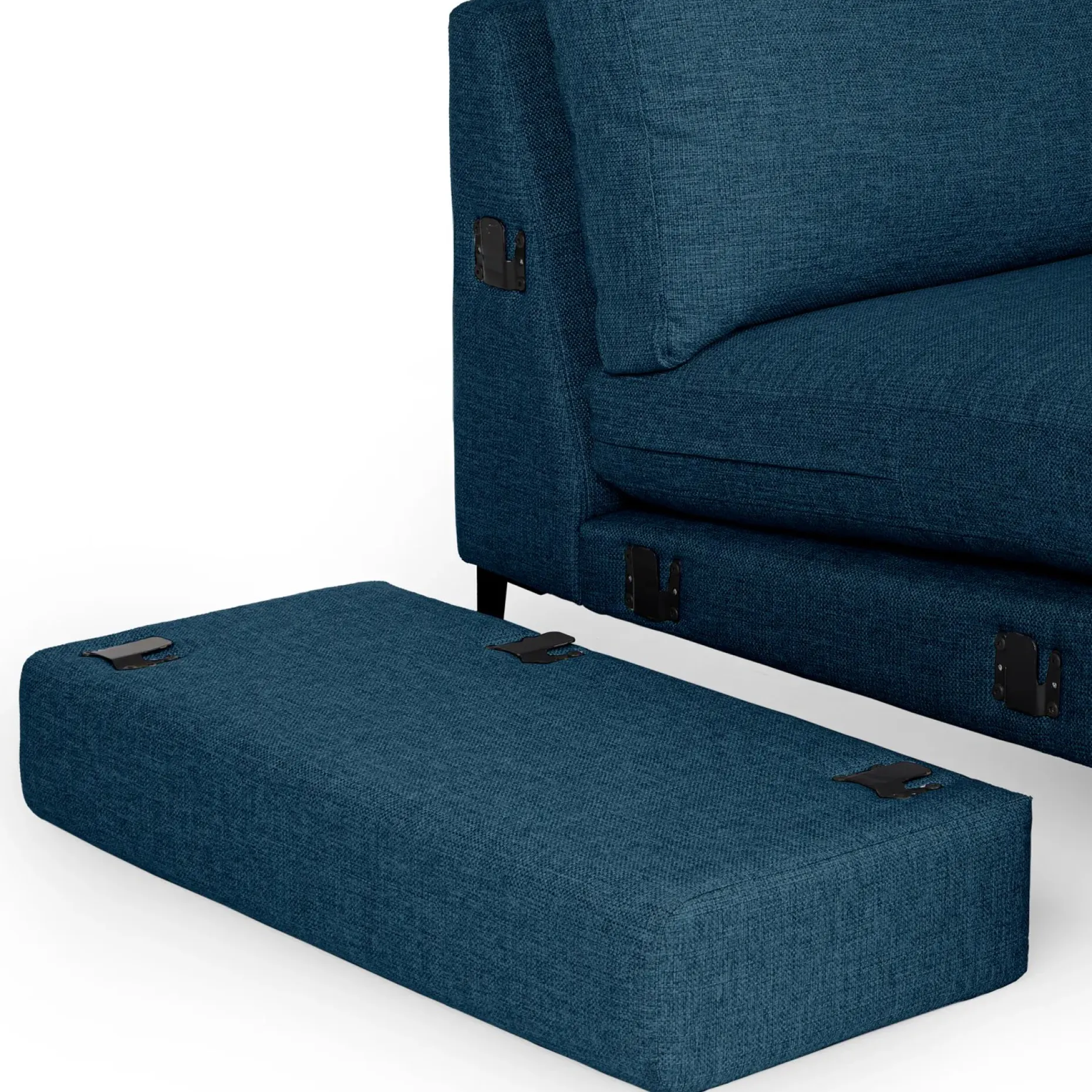 Nova 114" Reversible Sectional - Twilight Blue