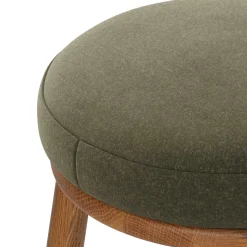 Nurmi Counter Stool - Smoked Oak and Felted Green