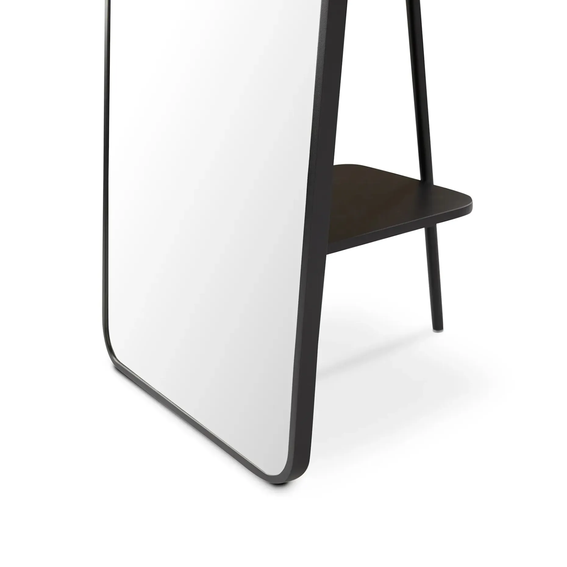 Obero Floor Mirror - Black