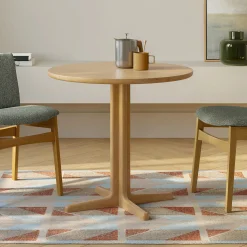 Odie Café Table - Natural Oak