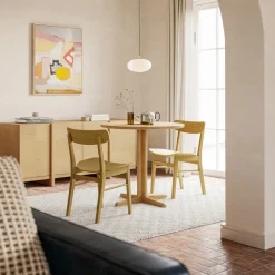 Odie Café Table - Natural Oak