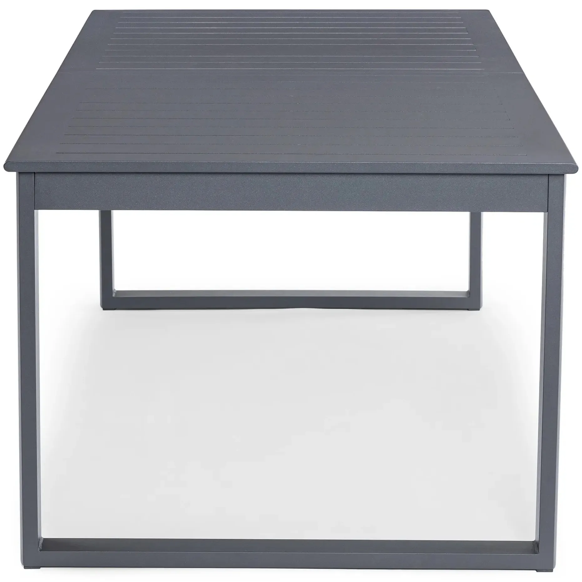 Ofer 80.25" - 104.75" Outdoor Extendable Dining Table - Dark Gray