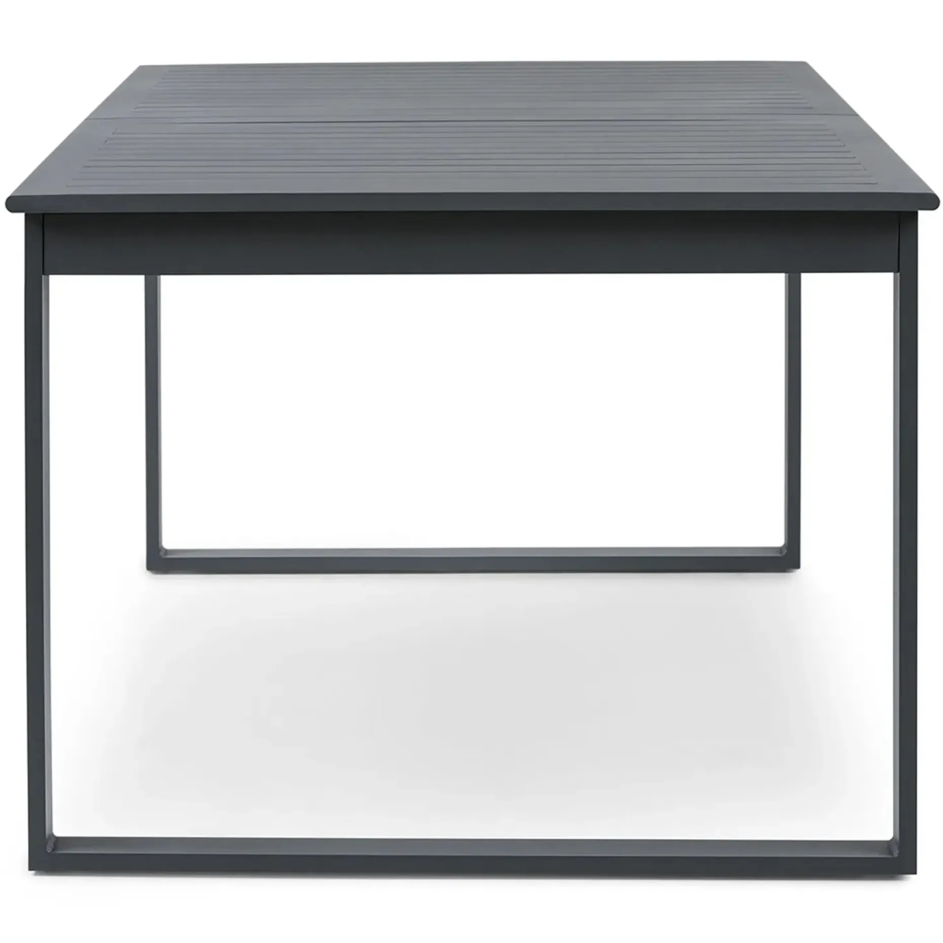 Ofer 56.5" - 80.5" Outdoor Extendable Dining Table - Dark Gray