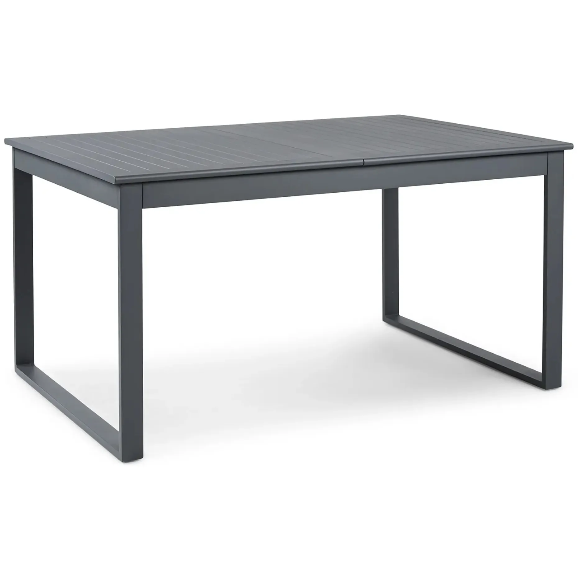 Ofer 56.5" - 80.5" Outdoor Extendable Dining Table - Dark Gray