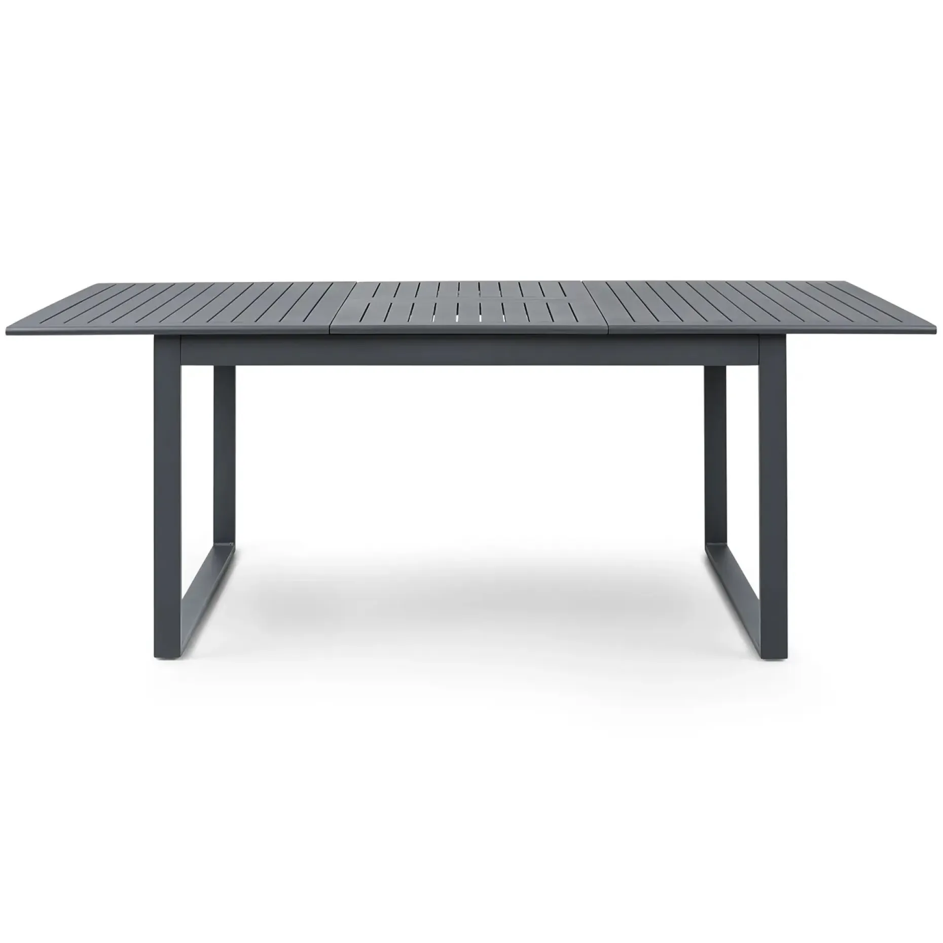 Ofer 56.5" - 80.5" Outdoor Extendable Dining Table - Dark Gray