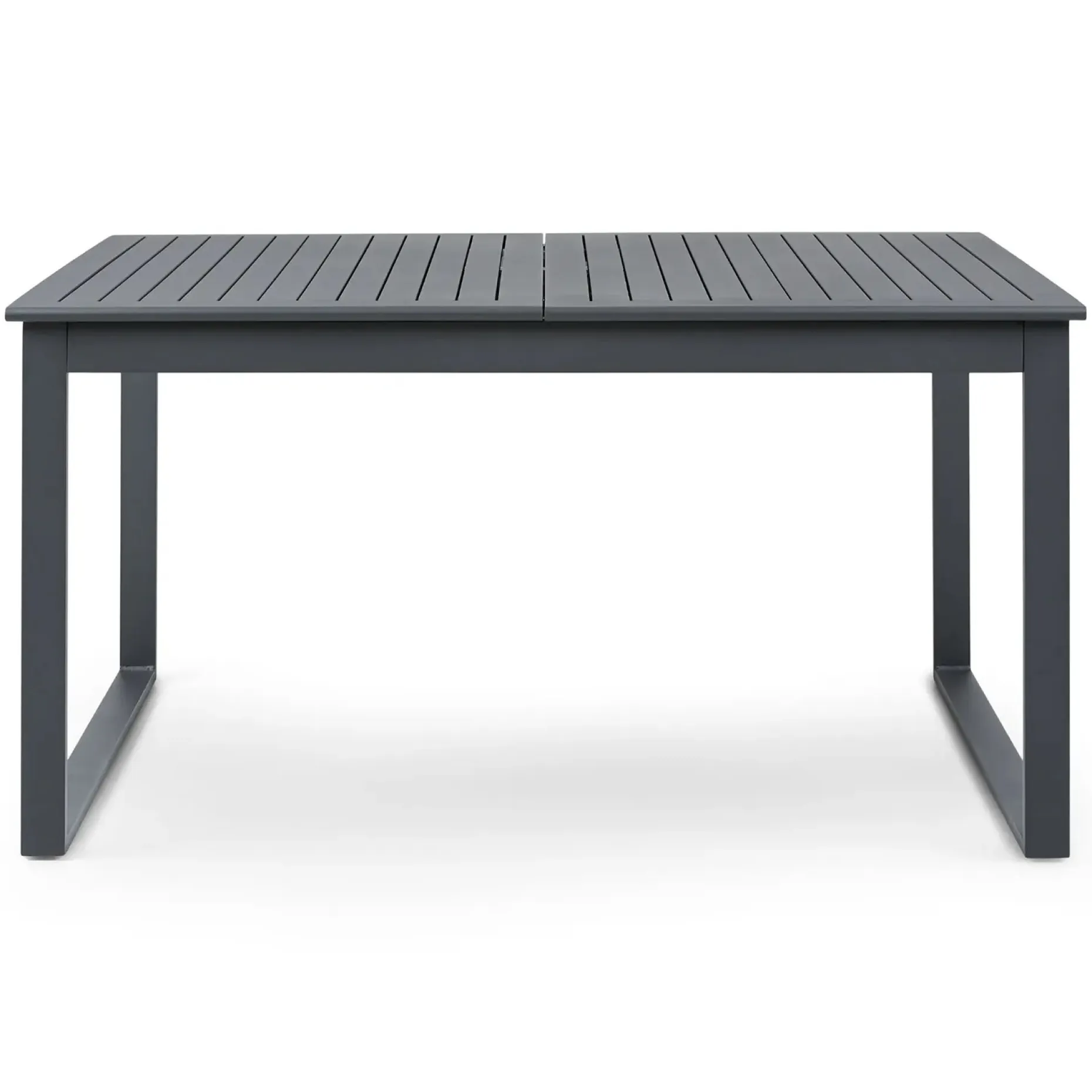 Ofer 56.5" - 80.5" Outdoor Extendable Dining Table - Dark Gray