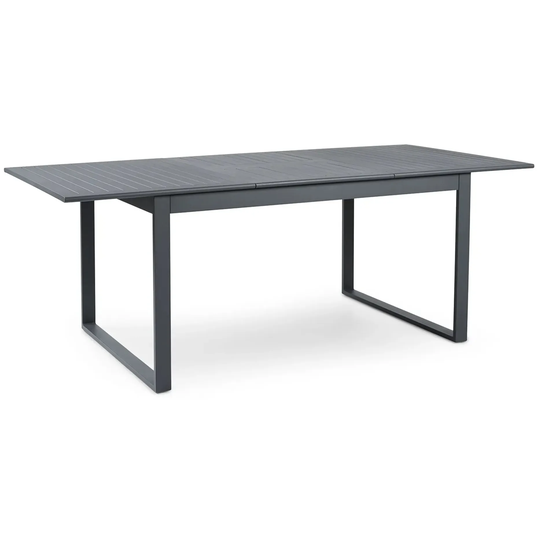 Ofer 56.5" - 80.5" Outdoor Extendable Dining Table - Dark Gray