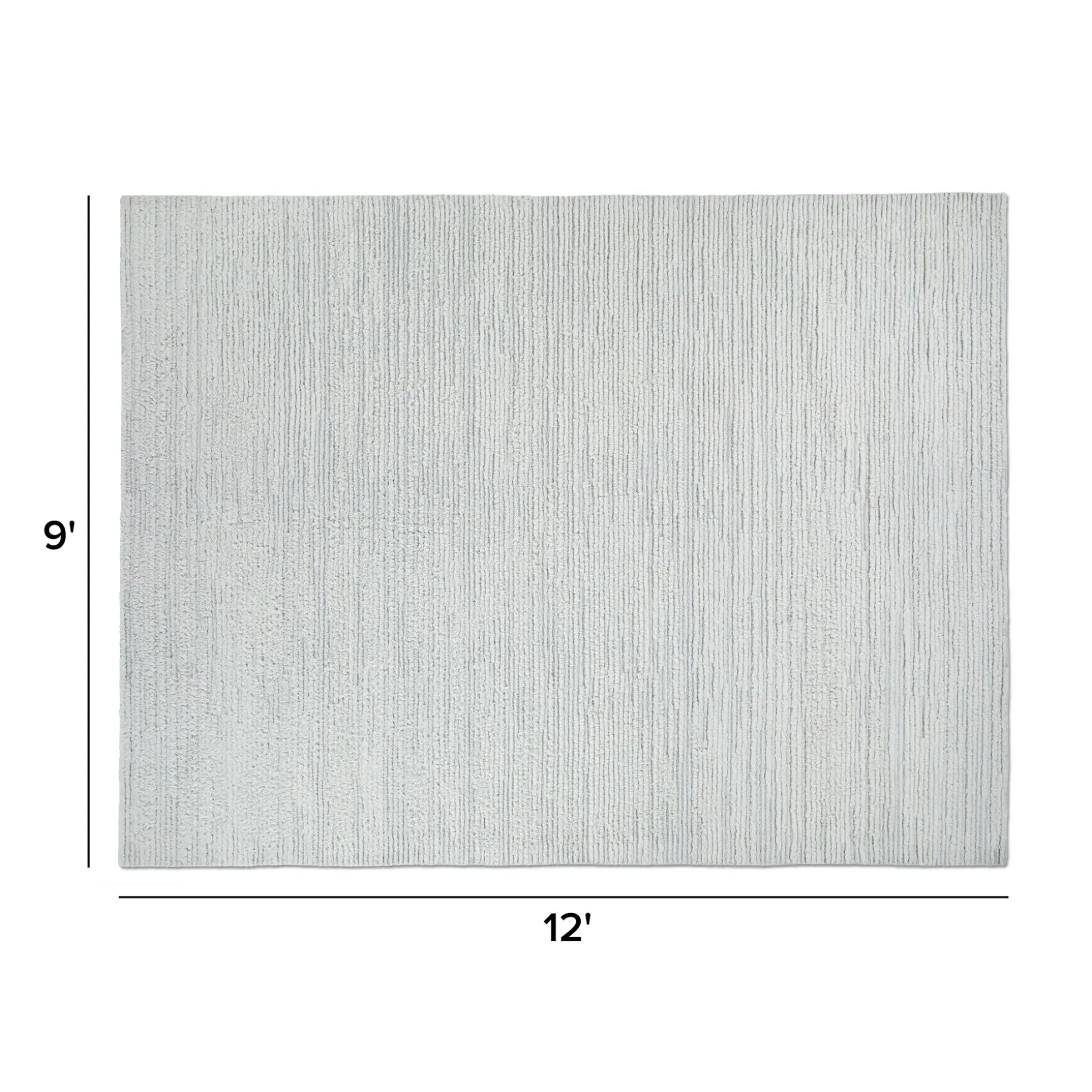 Olaf 9 x 12 Performance Rug - Textured Gray