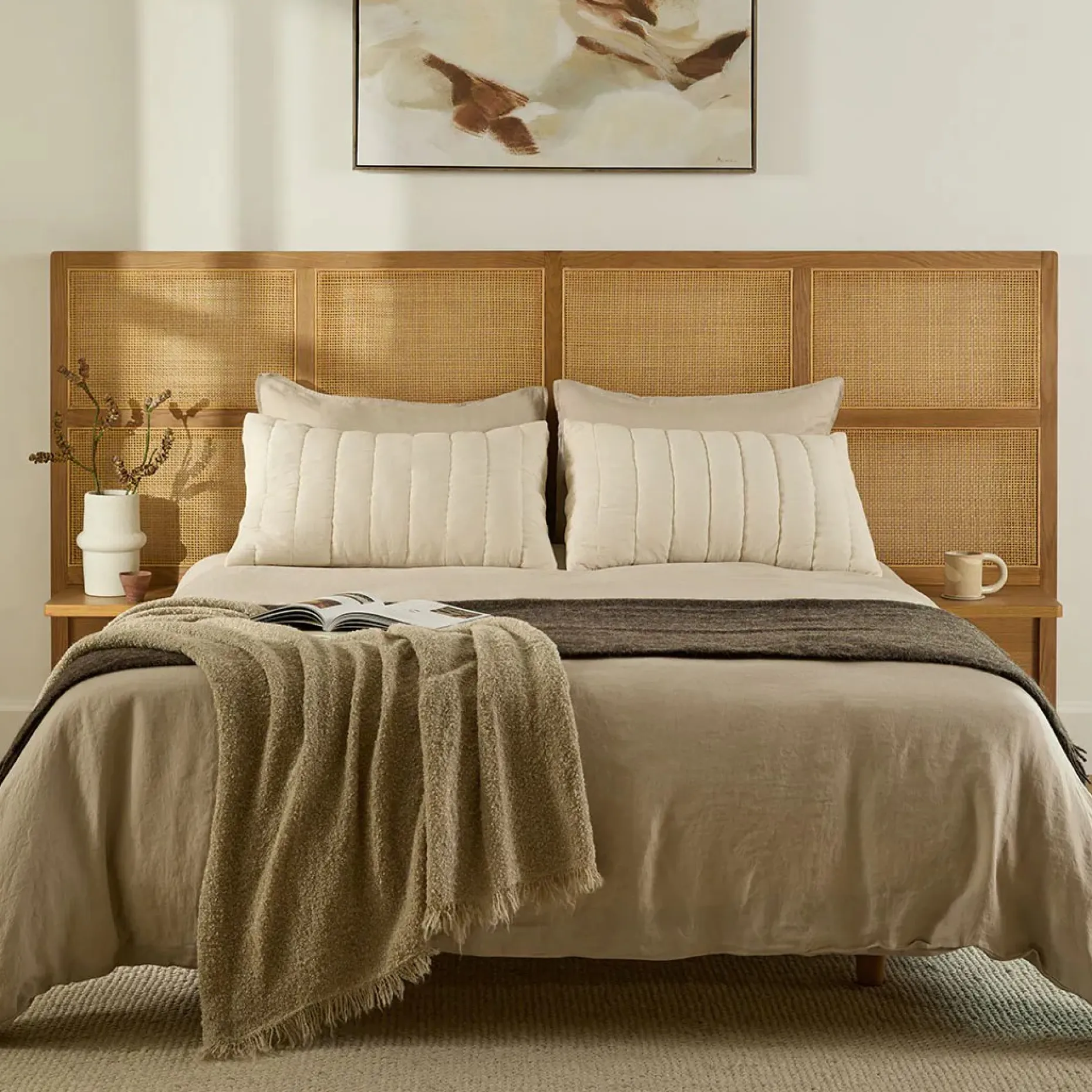 Olalla Queen Headboard - Oak