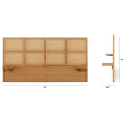 Olalla Queen Headboard - Oak