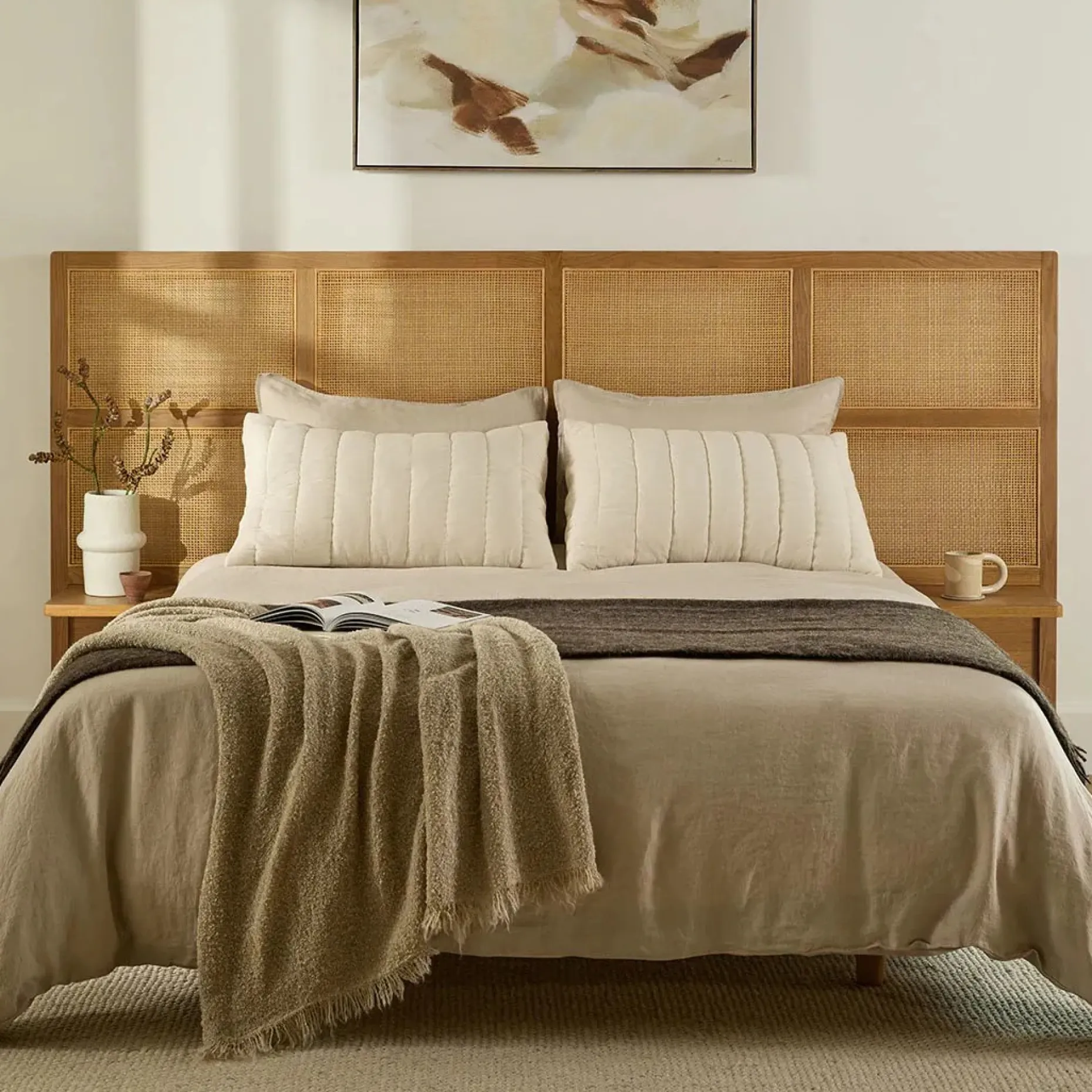 Olalla Queen Headboard - Oak