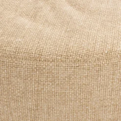 Olara 25" Indoor/Outdoor Pouf - Basket Wheat