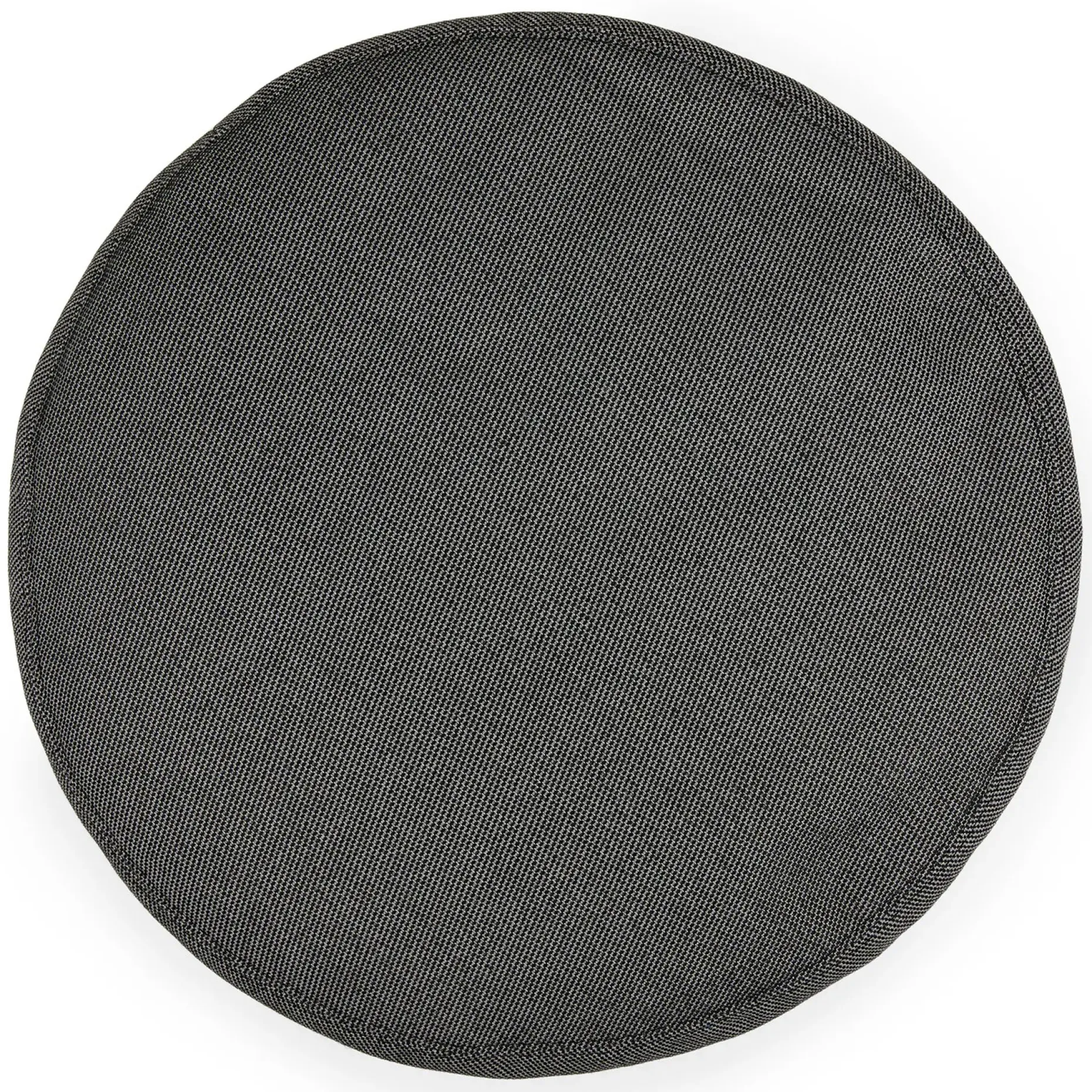 Olara 25" Indoor/Outdoor Pouf - Met Black