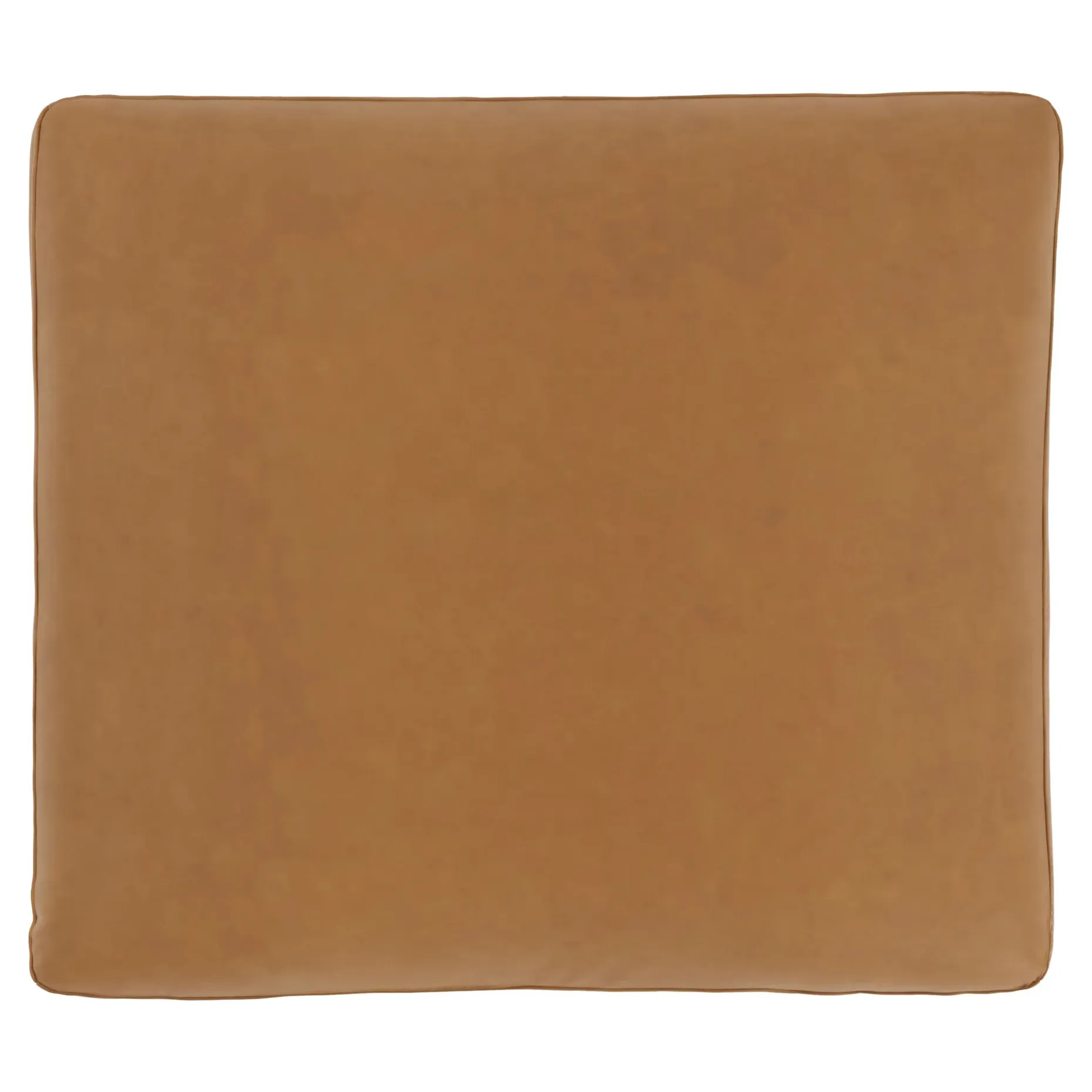 Olsen 32.5" Leather Ottoman - Charme Tan