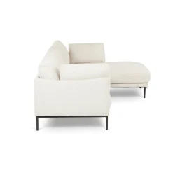 Olsen 110" Left Sectional - Ratine Ivory