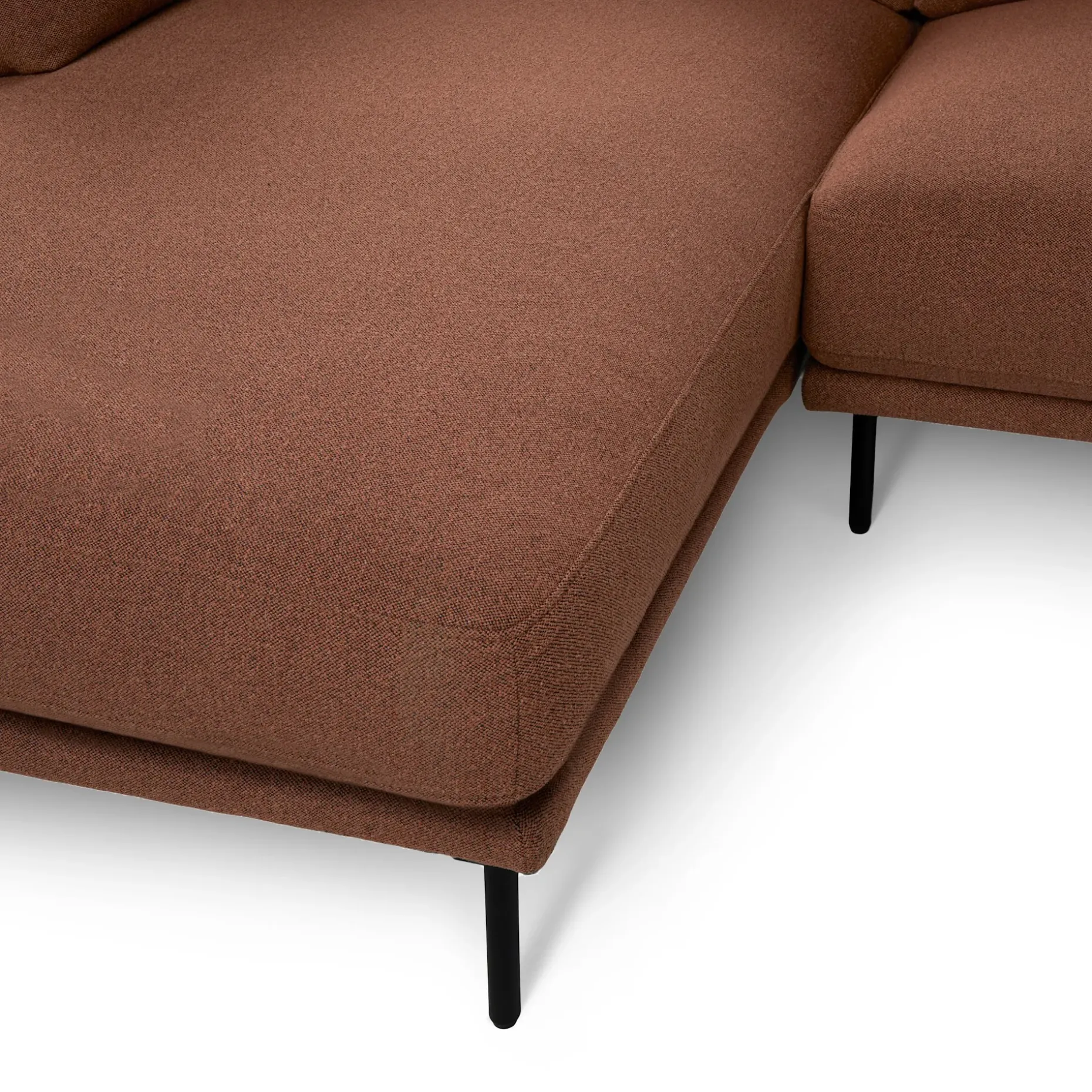 Olsen 110" Left Sectional - Ratine Oxide