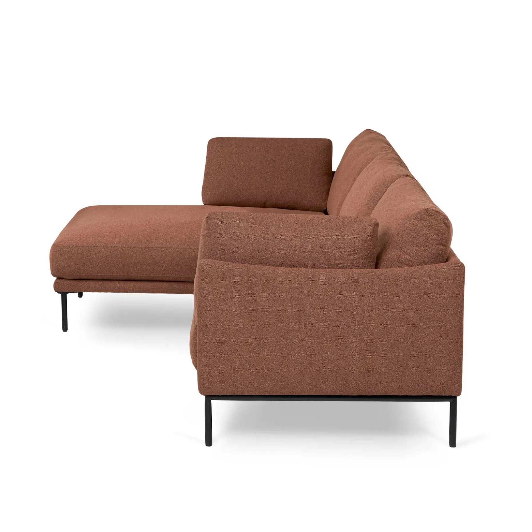Olsen 110" Left Sectional - Ratine Oxide
