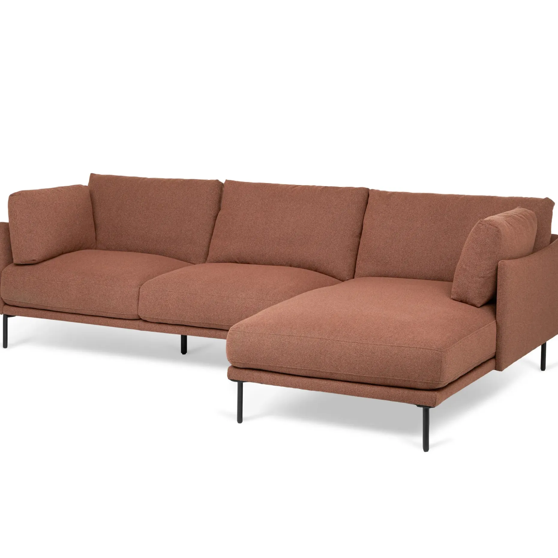 Olsen 110" Right Sectional - Ratine Oxide
