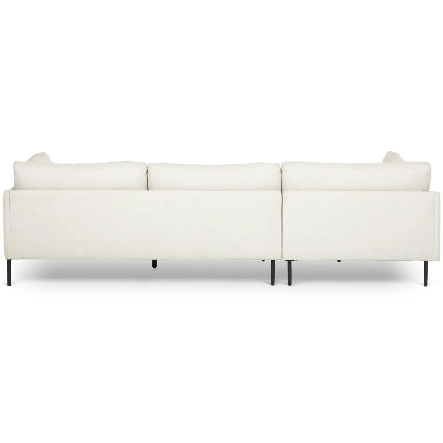 Olsen 110" Right Sectional - Ratine Ivory