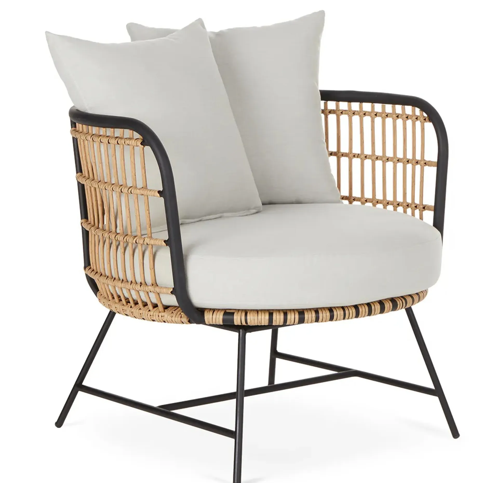 Onya 31.5" Outdoor Lounge Chair - Lily White