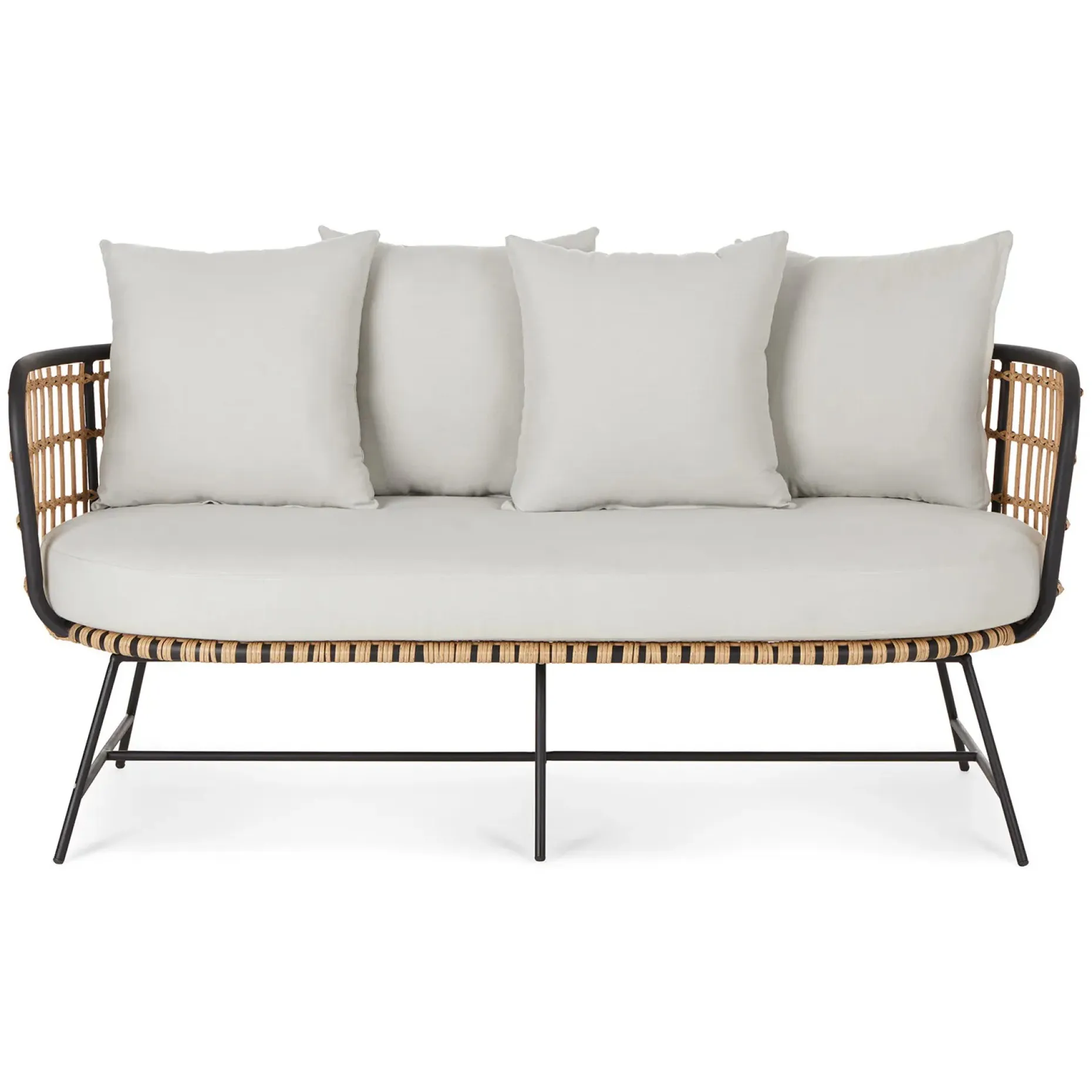 Onya 63.5" Outdoor Loveseat - Lily White