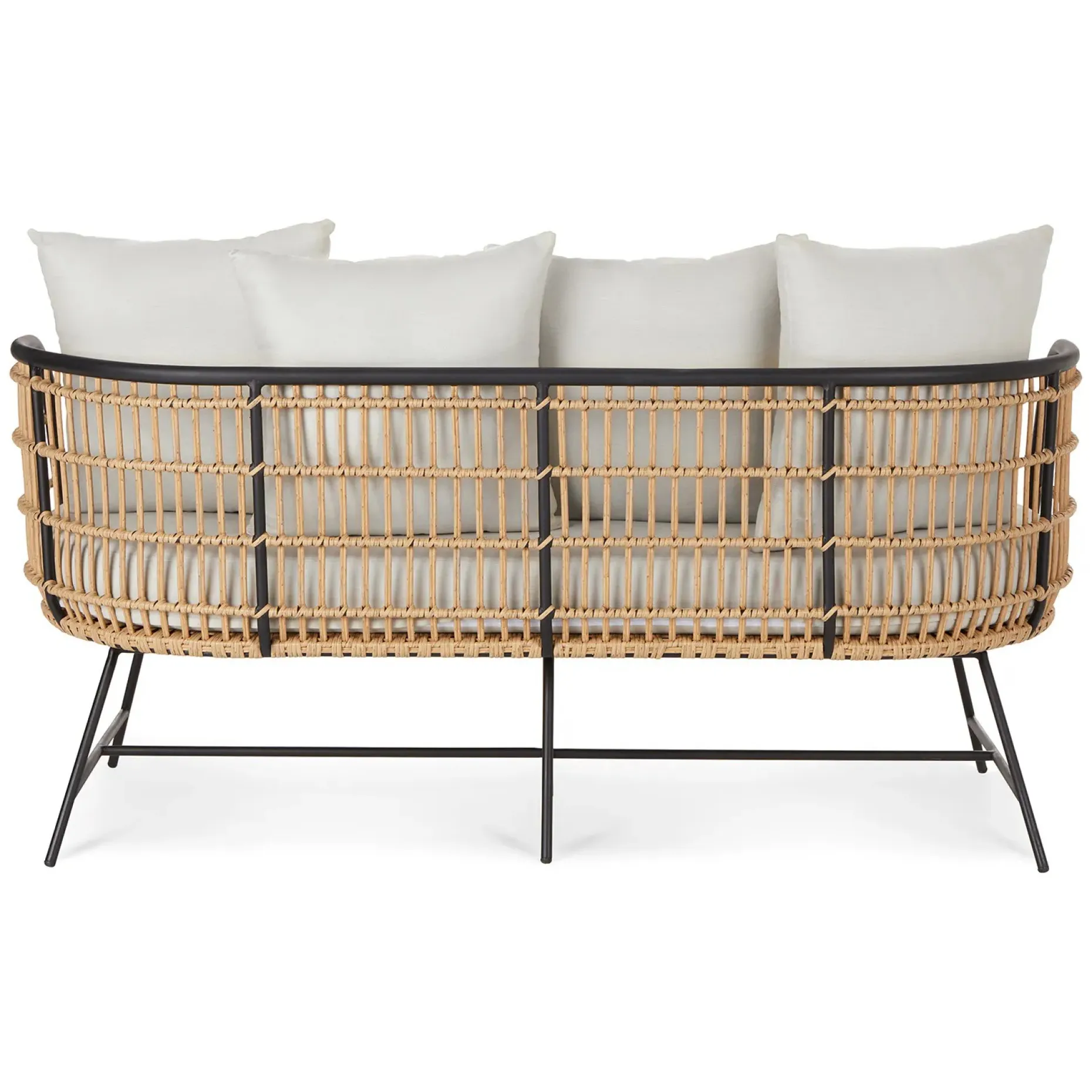 Onya 63.5" Outdoor Loveseat - Lily White