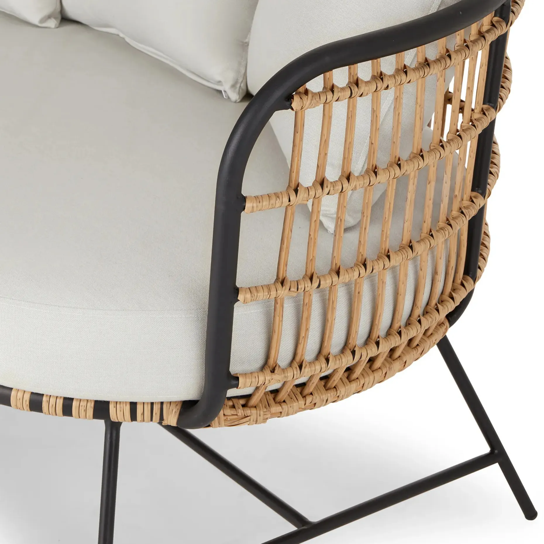 Onya 63.5" Outdoor Loveseat - Lily White