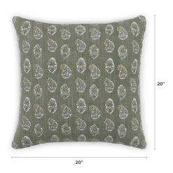 Orvo Outdoor Pillow - Sea Green