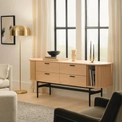 Oslo Floor Lamp - Brass
