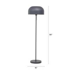 Oslo Floor Lamp - Charcoal