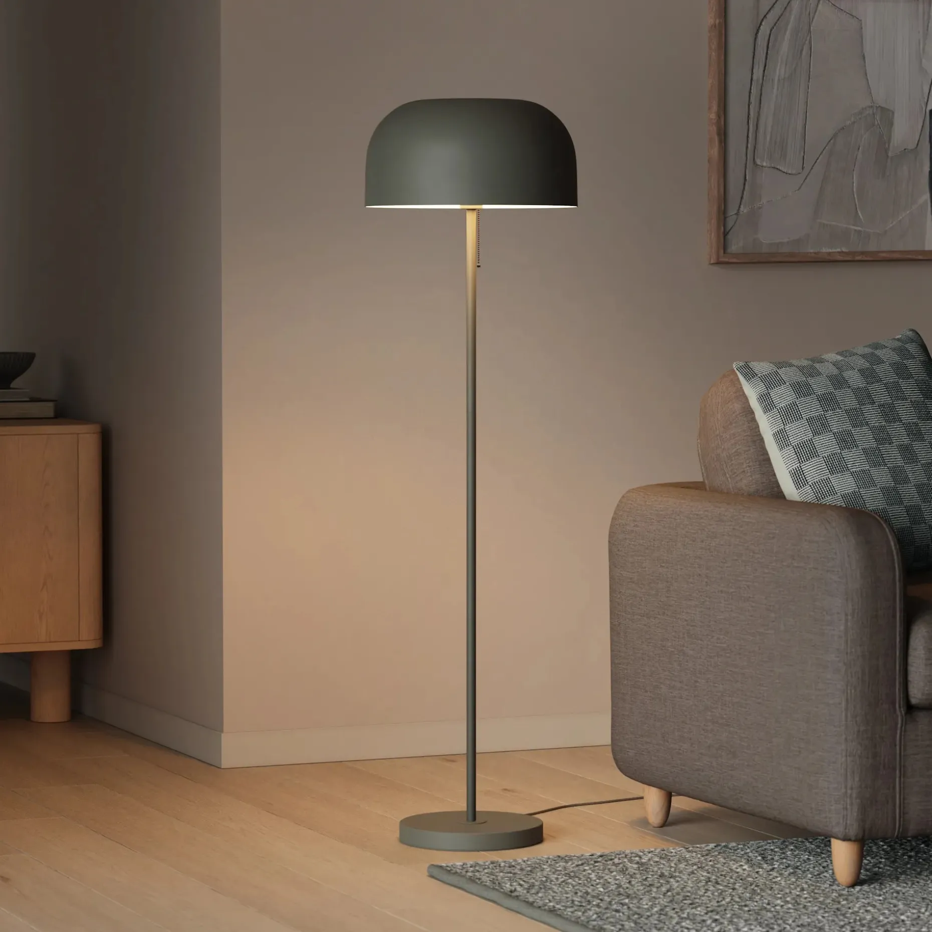 Oslo Floor Lamp - Lichen