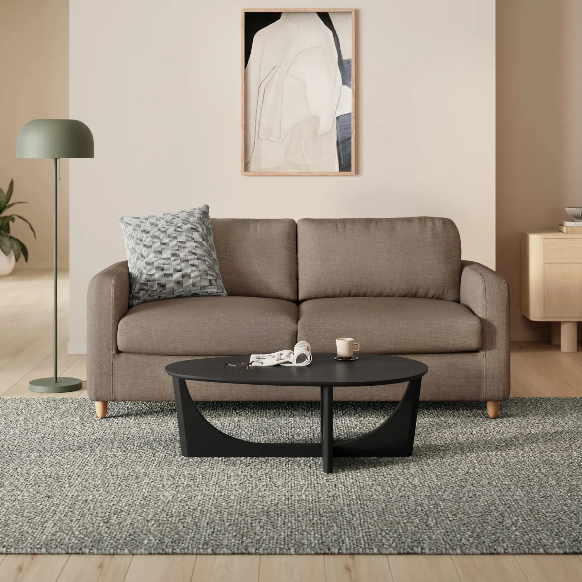 Oslo Floor Lamp - Lichen