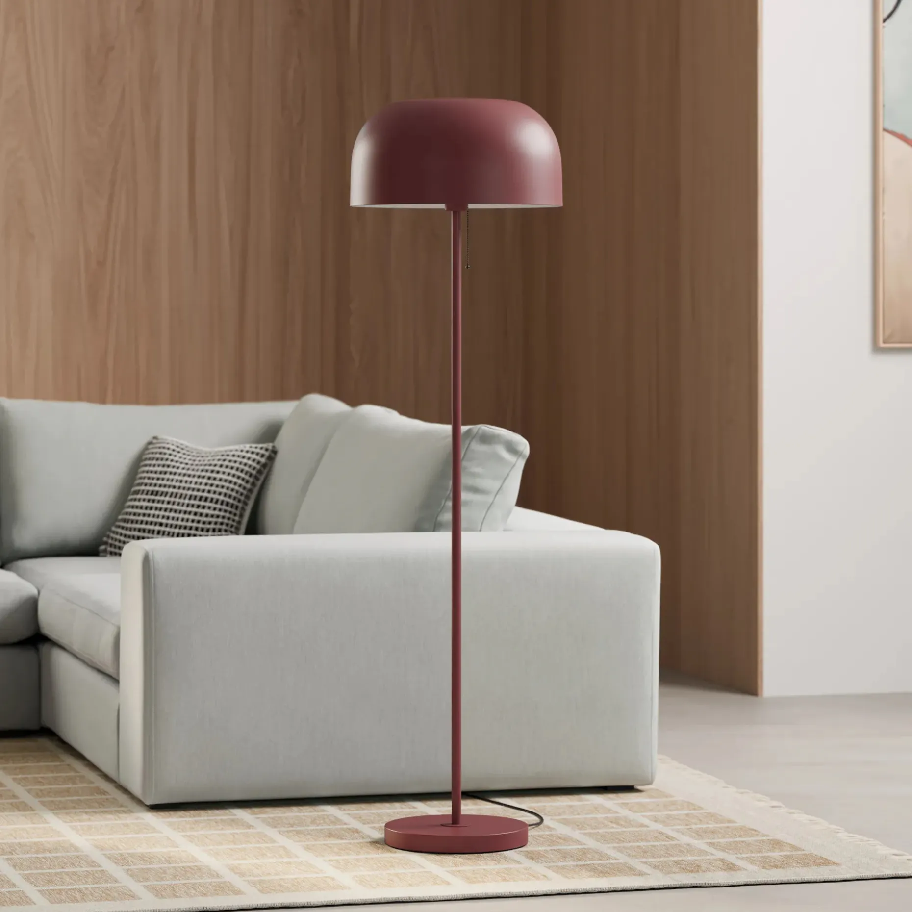 Oslo Floor Lamp - Oxblood