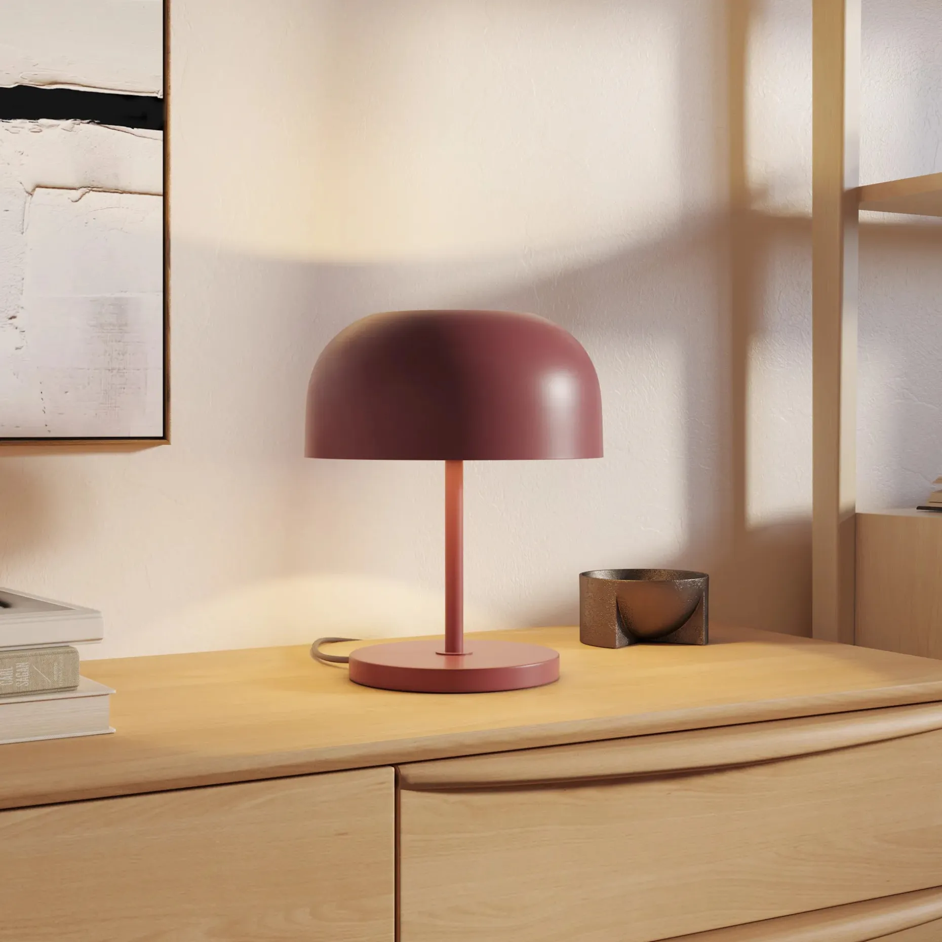 Oslo Table Lamp - Oxblood