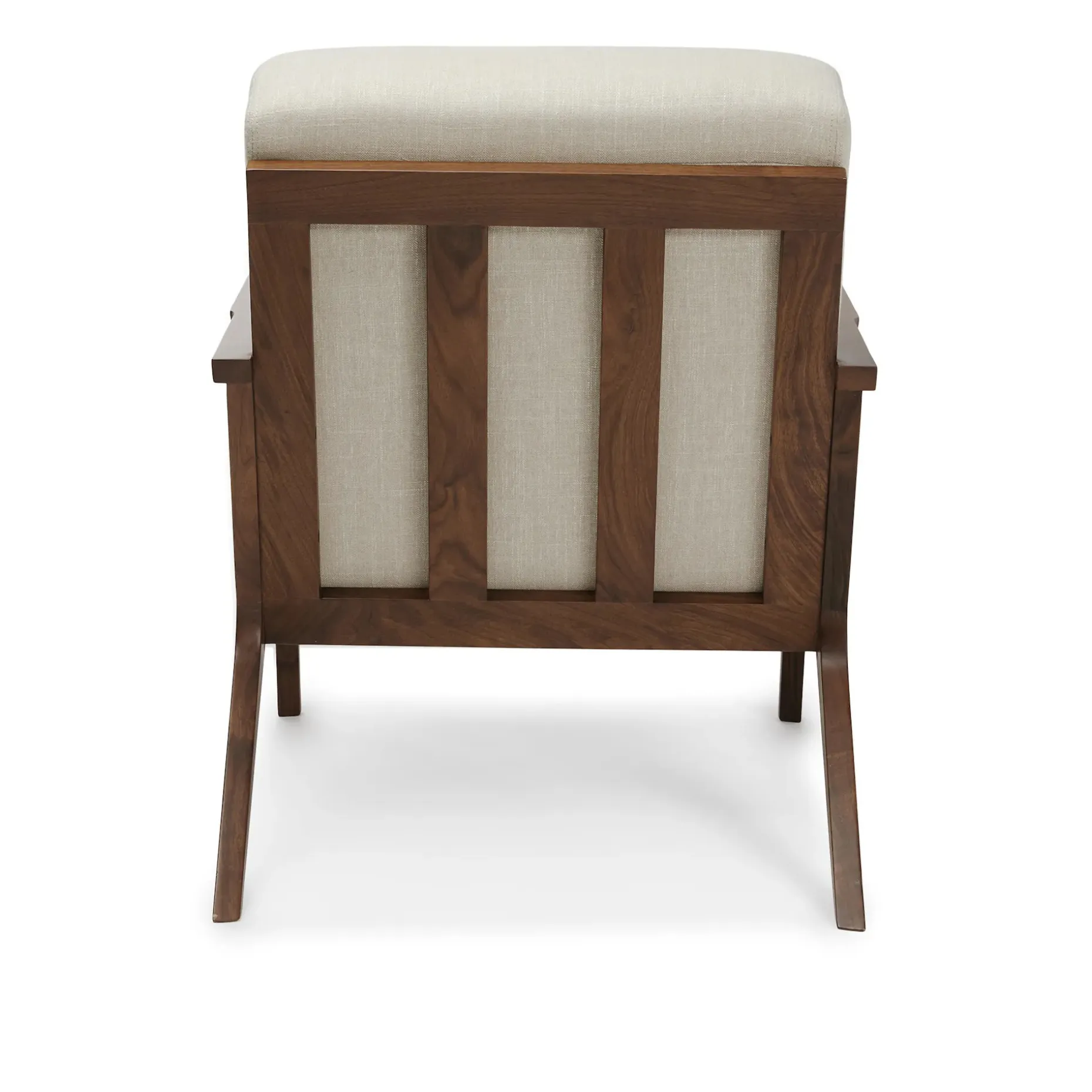 Otio 26" Lounge Chair - Walnut and Welsh Taupe