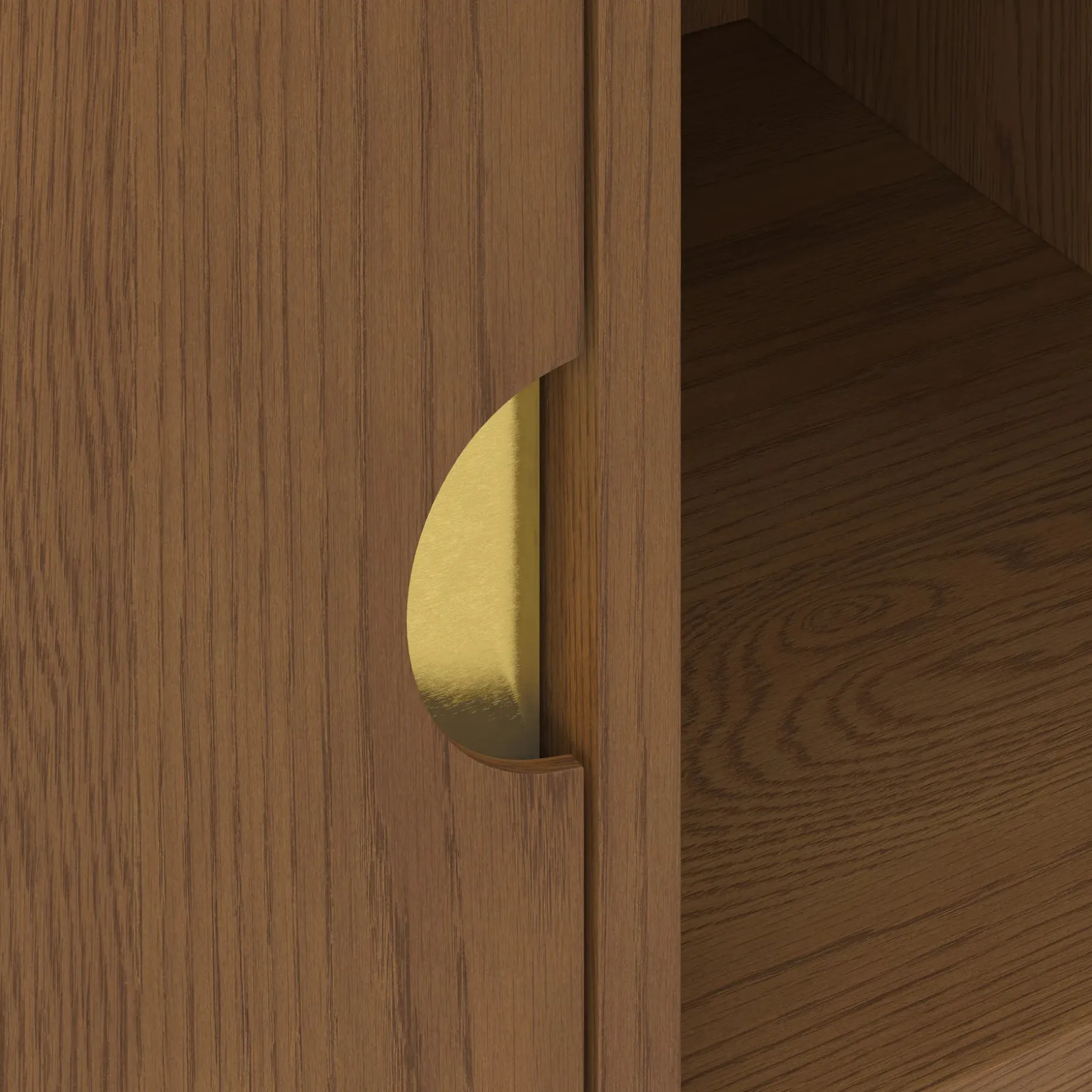 Otto 30" Cabinet - Smoked Oak