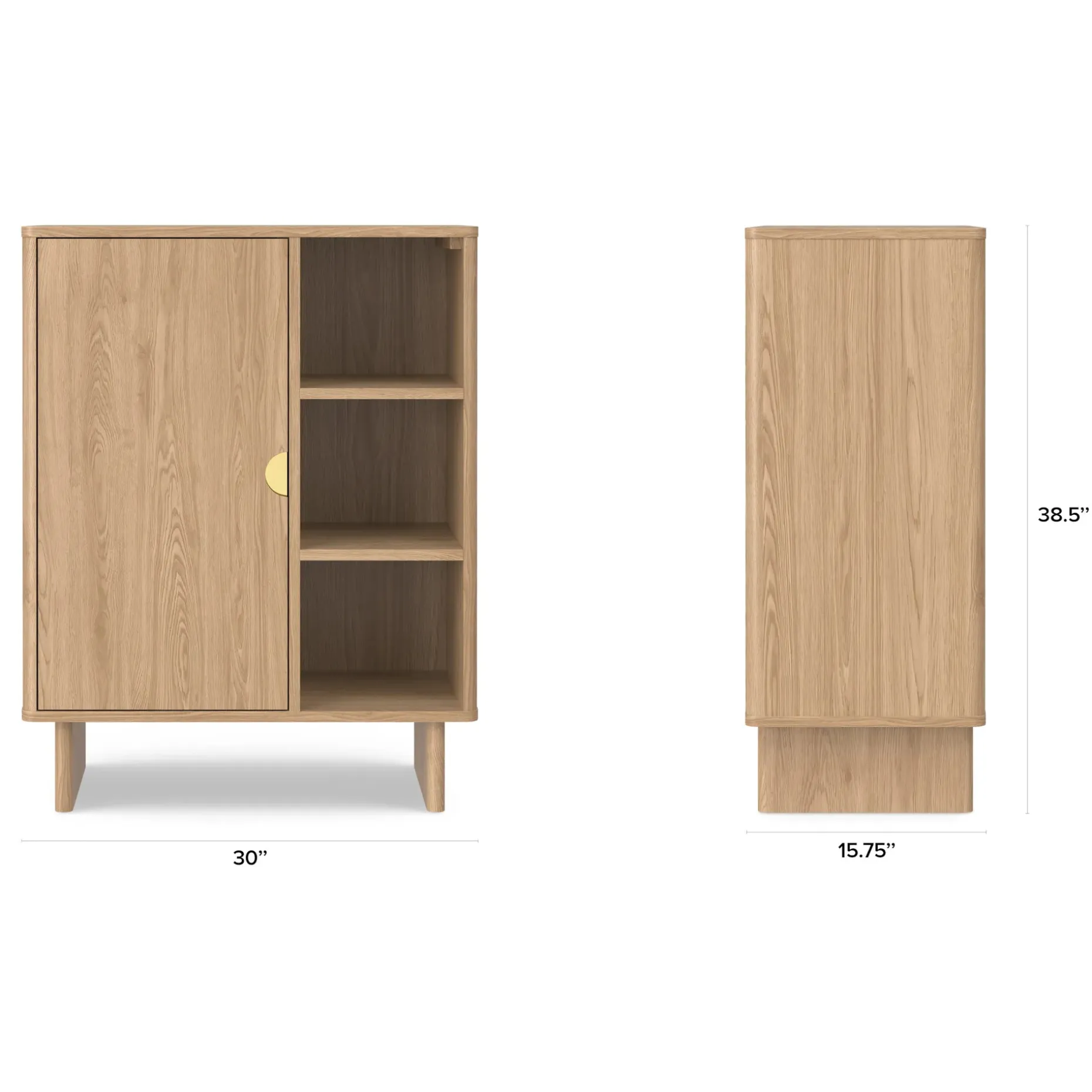 Otto 30" Cabinet - White Oak
